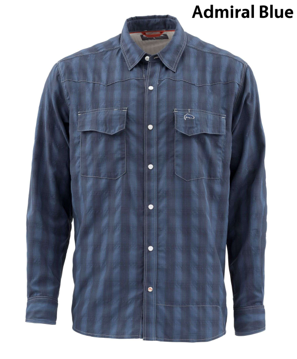 Simms Big Sky Fishing Shirt Admiral Blue Simms Big Sky Fishing Shirt Admiral Blue